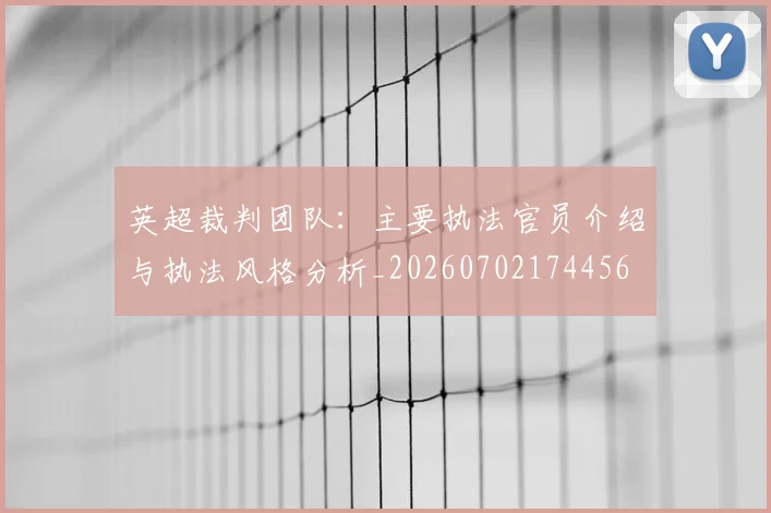 英超裁判团队：主要执法官员介绍与执法风格分析_20260702174456